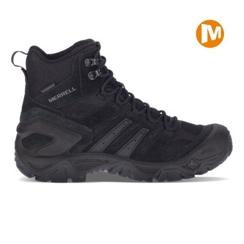 Pánské Pracovní Boty Merrell Strongfield Tactical 6" Waterproof Černé (CZ. WTGVL)